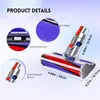 Product details and dimensions of a vacuum cleaner head. Produktbild-Vorschau