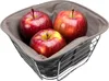 KESPER Brot- und Obstkorb Metall/Textil 21x21x11cm grau  Voir les images du produit 10