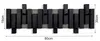 Kleiderhaken Wand Wandgarderobe design Lamellen Produktbild-Vorschau 3