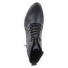 A top-down view of a black boot. Voir les images du produit