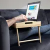 Postelový stolek KADAX "Solia", z borovicového dřeva, Náhled obrázku produktu 11