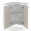 ULWEHOME | Eck-Hängeschrank 60 x 60 cm Beige, Produktbild-Vorschau 3