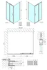 Polysan EASY Rechteckige Duschkabine 1300x700mm L/R Produktbild-Vorschau 7
