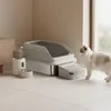 FEANDREA Katzenklo, Katzentoilette, mit hohen Seitenwänden, Produktbild-Vorschau 8