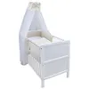 Baby-Delux Babybett Kinderbett Jack Umbaubar 140x70 Weiß Produktbild-Vorschau 1