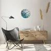 Wanduhr - Rund - Glasuhr - Abstraktion modern - 30x30cm - Produktbild-Vorschau 6