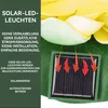 2er Set Solar Teichlampe Seerose, schwimmende LED Solar Produktbild-Vorschau 6