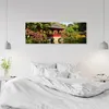 Leinwandbild Japanischer Garten Natur 150x50 Feeby Grün Produktbild-Vorschau 3