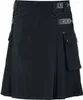 Black Premium by EMP Herren schwarzer Kilt mit aufgesetzter Produktbild-Vorschau 1