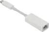 A white Thunderbolt to Gigabit Ethernet adapter is shown against a white background. Produktbild-Vorschau