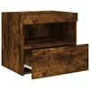 Comodino con luci LED rovere fumé 50x40x45 cm Anteprima dell’immagine prodotto 7