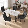 ProximaX Esszimmerstühle mit Samt-Bezug 4er Set, Grau - Produktbild-Vorschau 3
