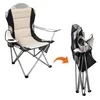 Chaise pliante DELUXE - beige  - Chaise de camping et de Voir les images du produit 3