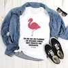 Mr. & Mrs. Panda T-Shirt Flamingo Classic - Weiß - Produktbild-Vorschau 2