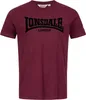 Lonsdale London T-Shirt Herren LL008 One Tone bordeaux L Produktbild-Vorschau 2