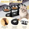 Katzennapf Erhöht Futternapf, Katze Katzenfressnapf, Erhöht Produktbild-Vorschau 5
