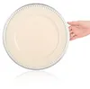 com-four® 4x Platzteller Vintage cremeweiß mit Motivrand - Produktbild-Vorschau 5