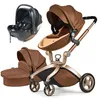 Hot Mom Kinderwagen Klassik Kombikinderwagen 3in1 Riesenset Produktbild-Vorschau 1