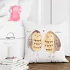 Mr. & Mrs. Panda Kopfkissen 40x40 Eulen Liebe - Weiß - Produktbild-Vorschau 3