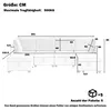 Modułowa sofa w kształcie litery U Merax z schowkiem, Podgląd zdjęcia produktu 13