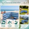 Lantigo Paravento da Spiaggia Conchiglie Marine 10m | Anteprima dell’immagine prodotto 5