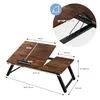 ML-Design Laptoptisch für Bett/Sofa, Vintage Braun, aus Produktbild-Vorschau 6