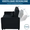 HOMCOM Schlafsofa, 2-Sitzer Sofa mit Schlaffunktion, Produktbild-Vorschau 6