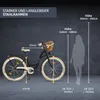 Milord Komfort Fahrrad Mit Weidenkorb Damenfahrrad, 28 Produktbild-Vorschau 3
