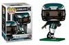 A Funko Pop! vinyl figure of NFL player A.J. Brown of the Philadelphia Eagles, shown both in its packaging and displayed outside of it. Produktbild-Vorschau