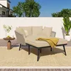 Flieks Gartensofa 2 Personen, Gartenmöbel-Sets Klein, Produktbild-Vorschau 1