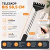 4x teleskopická škrabka na chrbát: široká ručná škrabka ako Náhľad obrázku produktu 3