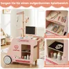 COSTWAY Carrello medico per bambini, set medico in legno Anteprima dell’immagine prodotto 7