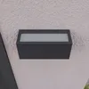 Lucande Außenwandlampe Bente, anthrazit, Breite 25 cm, IP54 Produktbild-Vorschau 8