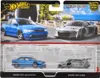 A Hot Wheels Premium Car Culture set featuring two Audi model cars, an Audi S4 quattro and an Audi R8 LMS, displayed in their packaging. Voir les images du produit