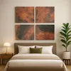 CopperAndCraft Kupfer Wandkunst 4er Set, Handgefertigtes Produktbild-Vorschau 4