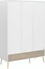 Dresser Hardy 135cm avec 3 Tren - petit-lait/chêne Voir les images du produit 1
