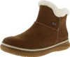 A single brown winter boot with white fur lining is shown against a white background. Anteprima dell’immagine prodotto