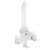 A white wall mount for a Playstation 5 console and controllers. Náhľad obrázku produktu