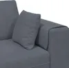 vidaXL Sofa Dunkelgrau 250 x 77 x 76 cm Samt Produktbild-Vorschau 7