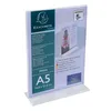 Exacompta 30x Porte-visuel droit vertical A5 Cristal 85158D Voir les images du produit 4