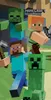 HALANTEX Osuška Minecraft Attack  Bavlna - Froté, 70/140 cm Náhľad obrázku produktu 1