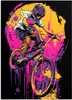 Bunte Poster Bilder für die Wand BMX für Kinder Jungen Produktbild-Vorschau 2