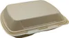 200 2-geteilte Menübox Beige 245x210x72 mm - Ideal für Produktbild-Vorschau 2