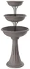 Pot de fleurs design - Trevy - D 50 x H 114 cm - Gris Voir les images du produit 1