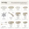 tectake® Kochtopfset Genua 16-teilig, für Induktion Produktbild-Vorschau 5