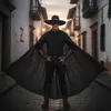 Kostým Zorro pro dospělé – černý plášť a maska Náhled obrázku produktu 2