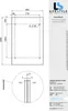 Glaszentrum Hagen - 200x90 cm Spritzer aus klarem Glas - Produktbild-Vorschau 2