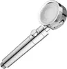 A chrome shower head on a white background. Anteprima dell’immagine prodotto