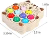 Kleinkind Montessori Spielzeug hölzerne Fischerei Spiel für Produktbild-Vorschau 4