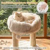 COSTWAY Katzenbaum in peluche, con tiragraffi, piattaforma Anteprima dell’immagine prodotto 6